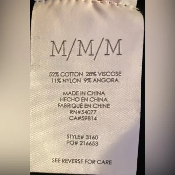 CAbi Black Wrap Sweater - Picture 4 of 5